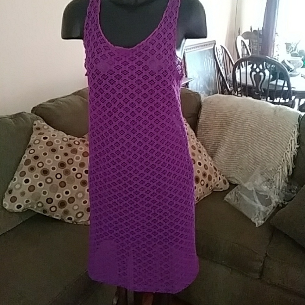 Vintage Cole Purple Cover Up Dress